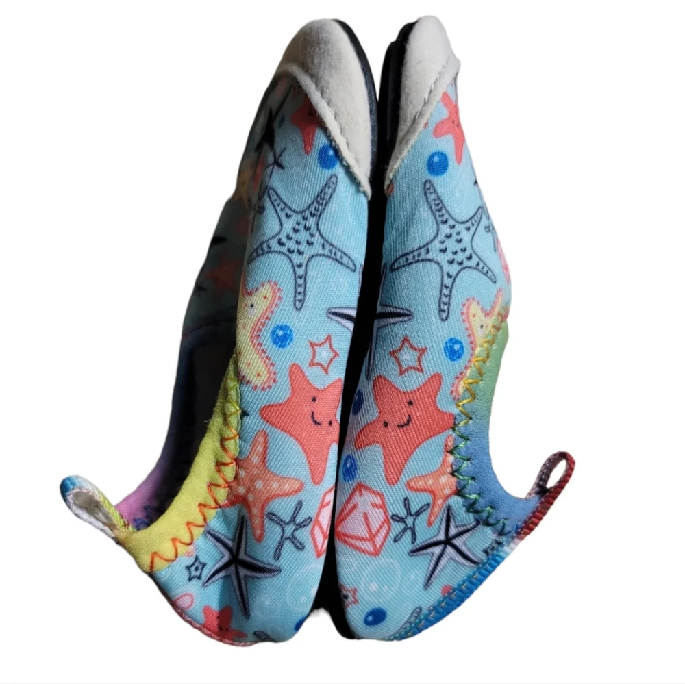 Water/Multi-Purpose Non-Slip Rubber Bottom Unisex Starfish Slipon Shoes for Baby
